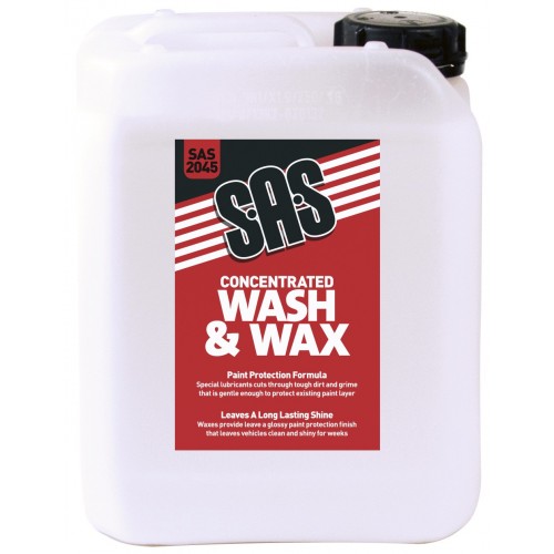 S.A.S Concentrated Wash & Wax 5 litre S.A.S Concentrated Wash & Wax 5 litre